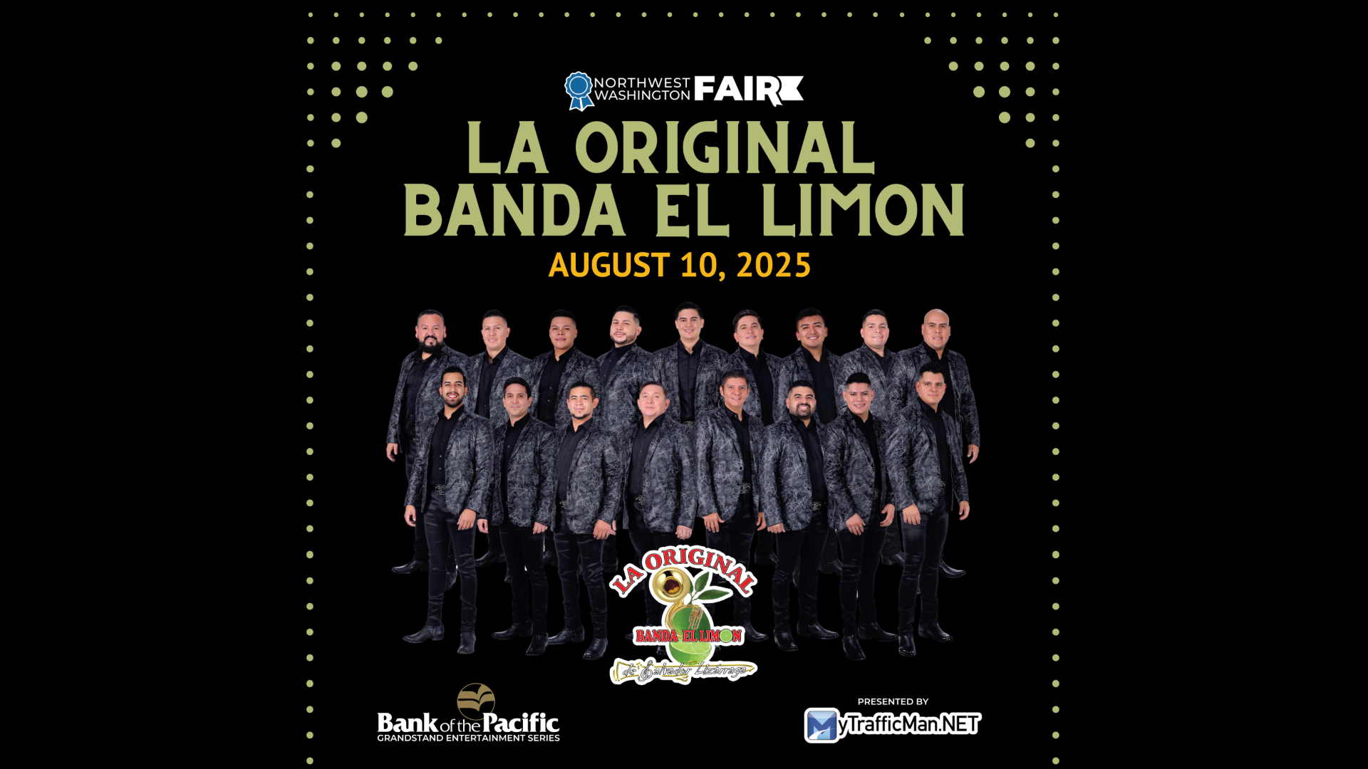 La Original Banda el Limón to perform at the 2025 Northwest Washington Fair