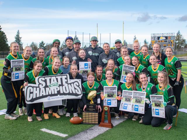 lynden girls flag football championship high school sports