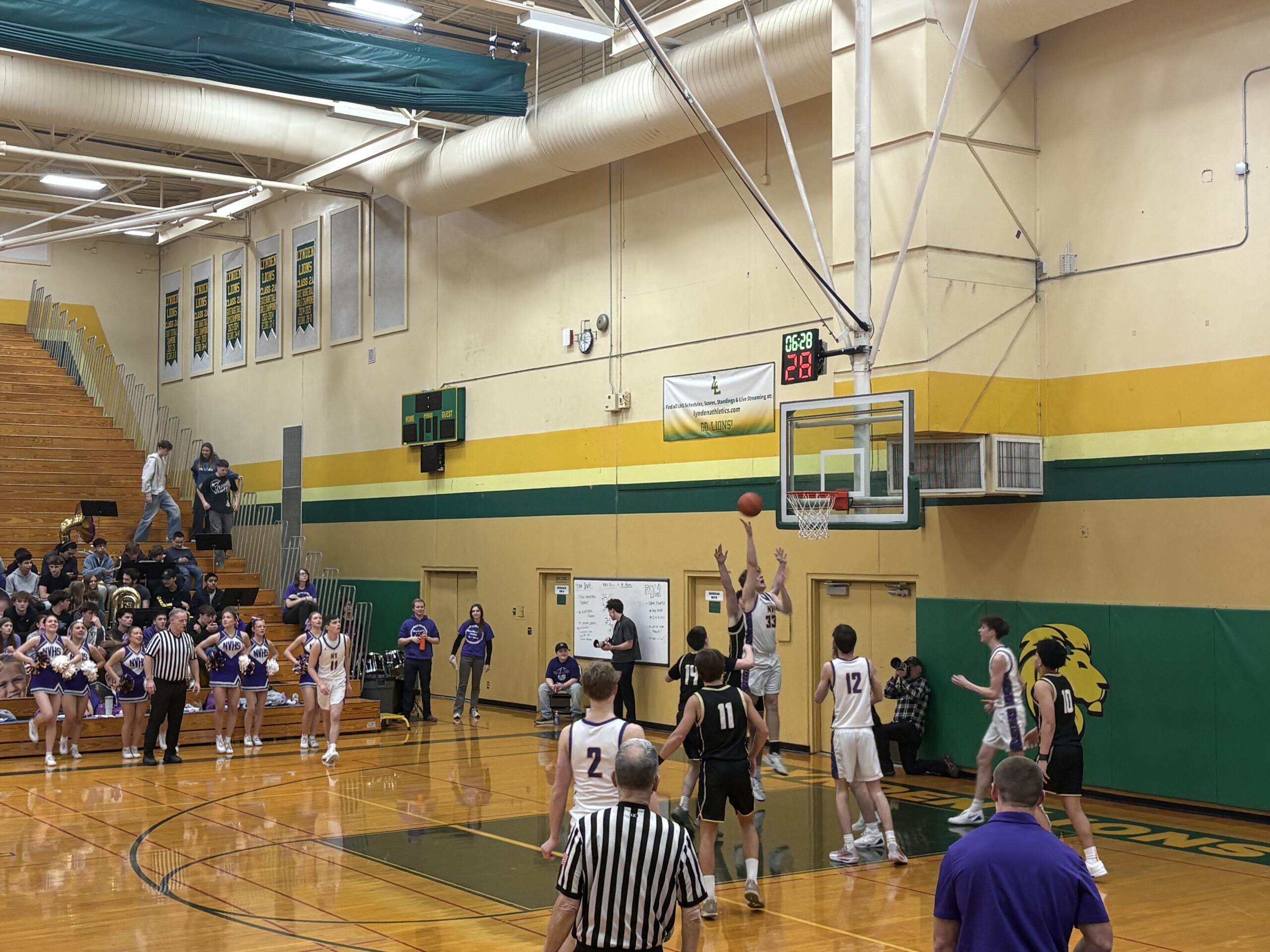 Nooksack Valley Meridian boys high school basketball