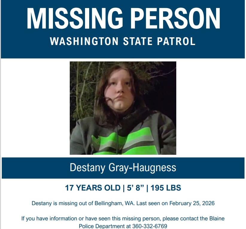 missing teen poster