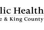 Public Health Seattle & King County logo with a black-and-white portrait in the top-right corner.